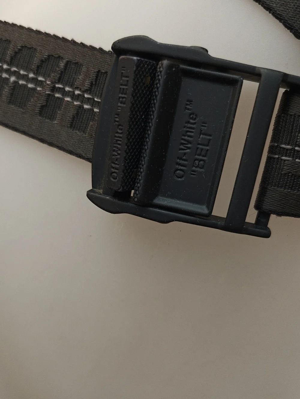 Off White Industrial Logo Belt